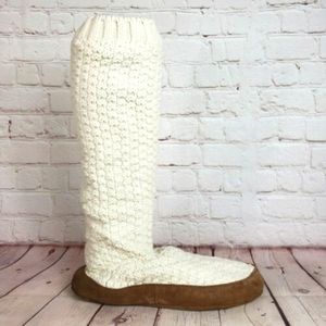 NEW LL Bean Knit Moccasin Slippers Shoes